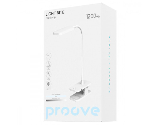 Настільна лампа Proove Light Bite 1200 mAh white 2001001951672 6901118289414