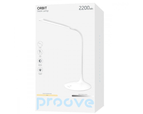 Настільна лампа Proove Orbit 2200 mAh white 2003000211528 6901114962625