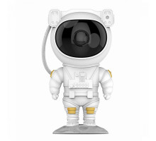 Лазерний нічник-проектор зоряного неба Astronaut 1500 mAh white