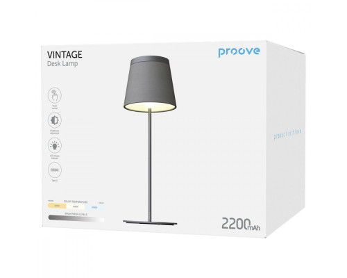 Настільна лампа Proove Vintage black 2003000216745 6901115500529