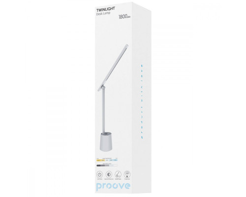 Настільна лампа Proove TwinLight 1800 mAh white 2001001859985 6901114929413