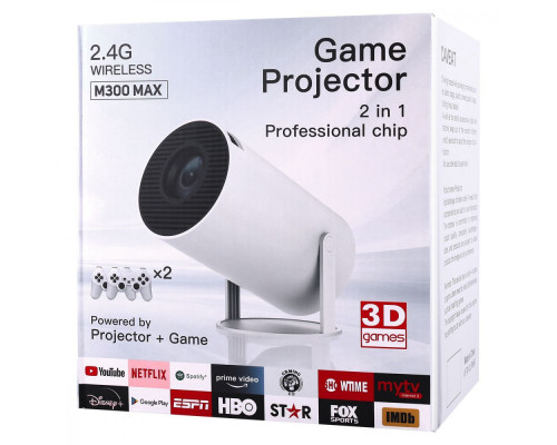 Портативний Ігровий Проектор M300Max white 2003000272628