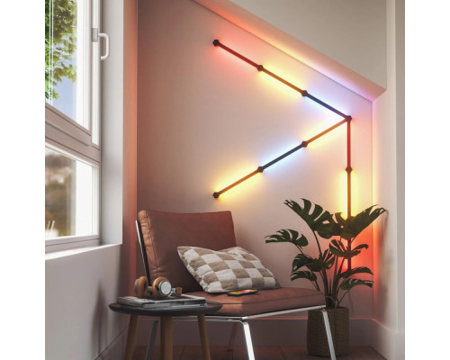 RGB Набір настінних світильників LED Smart Wall Lamp 9pcs (TuYa WIFI) black 2001001859527