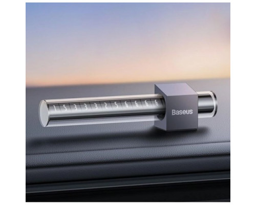 Автовізитка на Торпедо (набірна) Baseus Parking Number Plate Tint Black CNHM020014 mag-693217261936761966