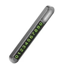 Паркувальна картка ROCK Metal Temporary Parking Card(Simple Version) Grey mag-2000001648322152256