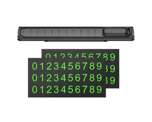 Паркувальна карта BOROFONE FC3 Ronny can hidden parking sign сірий металік mag-6941991118760152002