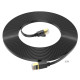 Мережевий кабель HOCO US07 General pure copper flat network cable(L=10M) Black (6931474780713)