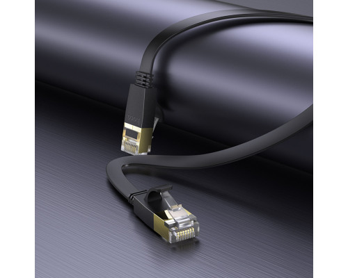Мережевий кабель HOCO US07 General pure copper flat network cable(L=20M) Black (6931474780720)