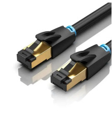 Мережевий кабель Vention Cat.8 SFTP Patch Cable 0.5M Black (IKABD) (IKABD)