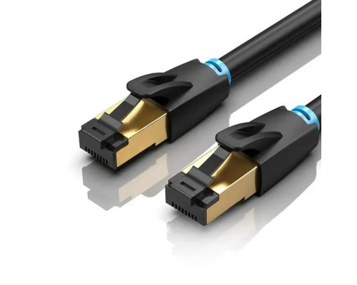 Мережевий кабель Vention Cat.8 SFTP Patch Cable 0.5M Black (IKABD) (IKABD)