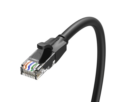 Мережевий кабель Vention Cat.6 UTP Patch Cable 10M Black (IBEBL)