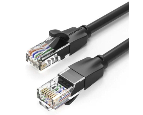 Мережевий кабель Vention Cat.6 UTP Patch Cable 10M Black (IBEBL)