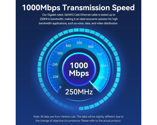 Мережевий кабель Vention Cat6 UTP Patch Cable 1.5M Black (IBRBG) (IBRBG)