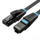 Мережевий кабель Vention Cat.6 UTP Patch Cable 1.5M Black (IBEBG) (IBEBG)