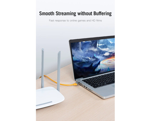 Мережевий кабель Vention Cat.6A SFTP Patch Cable 3M Yellow (IBHYI)