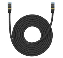 Мережевий кабель Baseus High Speed CAT7 10Gigabit Ethernet Cable (Braided Cable)10m Cluster Black (B0013320B111-07)