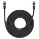 Мережевий кабель Baseus High Speed CAT7 10Gigabit Ethernet Cable (Braided Cable)10m Cluster Black (B0013320B111-07)