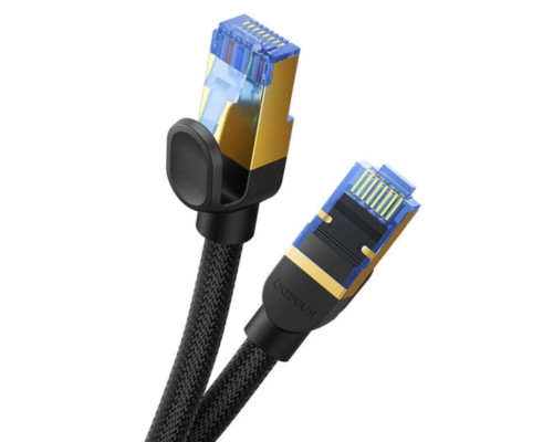 Мережевий кабель Baseus High Speed CAT7 10Gigabit Ethernet Cable (Braided Cable)10m Cluster Black (B0013320B111-07)