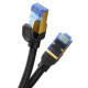 Мережевий кабель Baseus High Speed CAT7 10Gigabit Ethernet Cable (Braided Cable)10m Cluster Black (B0013320B111-07)