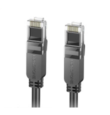 Мережевий кабель BOROFONE BUS01 Category 6 Gigabit network cable(L=1M) Black (6941991103933)