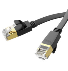 Мережевий кабель HOCO US07 General pure copper flat network cable(L=5M) Black (6931474780706)