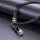 Мережевий кабель HOCO US07 General pure copper flat network cable(L=5M) Black (6931474780706)