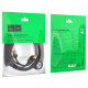 Мережевий кабель HOCO US02 Level pure copper gigabit ethernet cable(L=3M) Black (6931474761965)