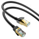 Мережевий кабель HOCO US02 Level pure copper gigabit ethernet cable(L=3M) Black (6931474761965)