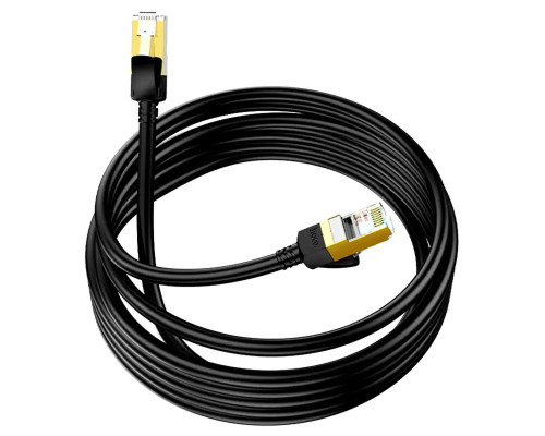 Мережевий кабель HOCO US02 Level pure copper gigabit ethernet cable(L=3M) Black (6931474761965)