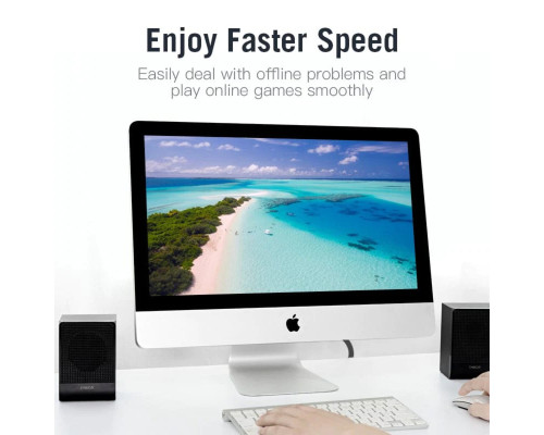 Мережевий кабель Vention Flat Cat.6 UTP Patch Cable 1.5M Black (IBABG)