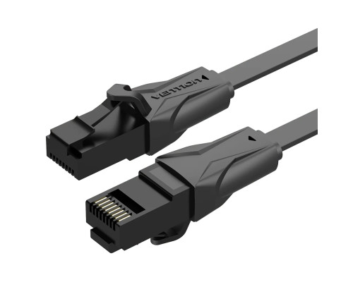 Мережевий кабель Vention Flat Cat.6 UTP Patch Cable 1.5M Black (IBABG)