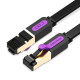 Мережевий кабель Vention Flat Cat.7 Patch Cable 1.5M Black (ICABG)