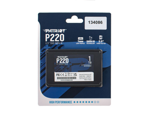 Жорсткий диск 2.5" SSD 1Tb Patriot P220 Series (P220S1TB25) NBB-134086