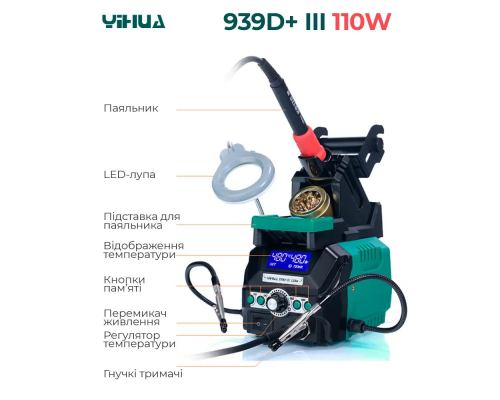 Паяльна станція YIHUA 939D+ III PLS-00-00149168