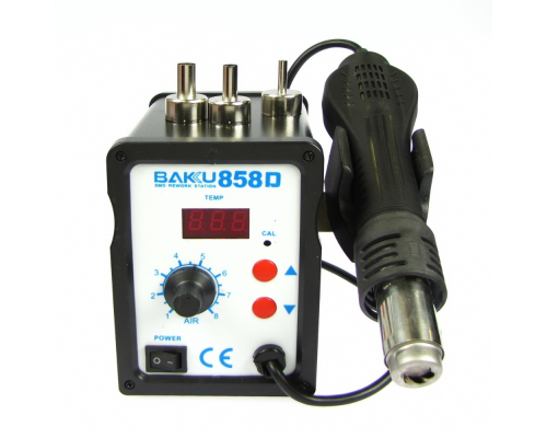 Паяльна станція BAKU BK858D, фен з цифровим блоком регулювання PLS-00-00051616