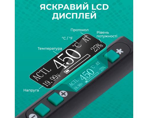 Паяльник YIHUA 928D-IV портативний PLS-00-00149171