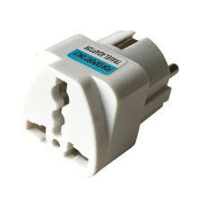 Мереживний перехідник Travel adaptor White mag-2000001362006134585