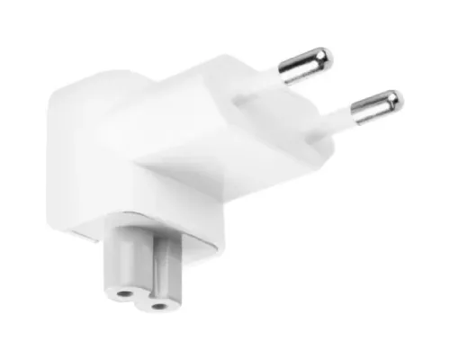 Мереживний перехідник Євро вилка (носик) White A+ quality mag-2000001491621143501