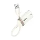 Перехідник HOCO UA41 Crystal USB ethernet adapter (100 mbps) apricot mag-6942007658492144375
