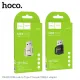 Перехідник HOCO UA31D USB male to Type-C female USB2.0 adapter Black mag-6942007628143145276