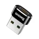 Перехідник Baseus USB Male To Type-C Female Adapter Converter Black CAAOTG-01 mag-6953156263536147508