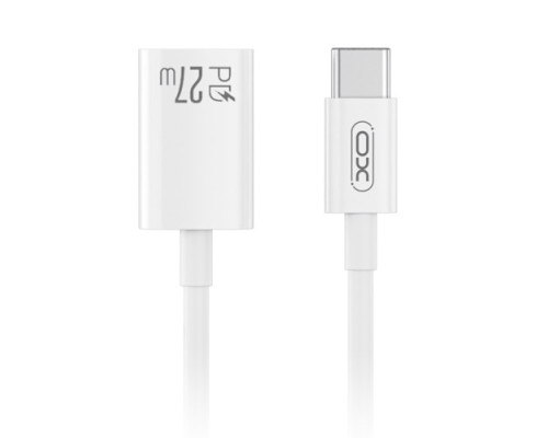 OTG-адаптер XO NB-R268A Type-c to Lightning 27W Charging Cable Model Imitation Original Adapte Білий mag-692068085683160174