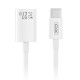 OTG-адаптер XO NB-R268A Type-c to Lightning 27W Charging Cable Model Imitation Original Adapte Білий mag-692068085683160174