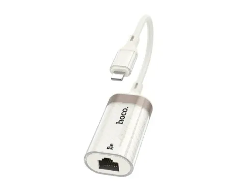 Перехідник HOCO UA41A Crystal iP ethernet adapter(100 mbps) apricot mag-6942007658508145102