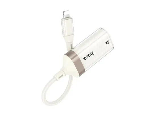 Перехідник HOCO UA41A Crystal iP ethernet adapter(100 mbps) apricot mag-6942007658508145102