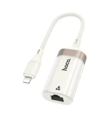 Перехідник HOCO UA41A Crystal iP ethernet adapter(100 mbps) apricot mag-6942007658508145102