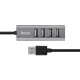 USB HUB HOCO HB1 4USB Line Machine 0,8m Tarnish mag-6957531038139154164