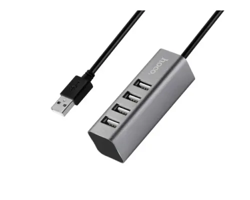 USB HUB HOCO HB1 4USB Line Machine 0,8m Tarnish mag-6957531038139154164