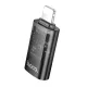 Перехідник Hoco UA36A iP male to C female OTG transparent adapter black mag-6942007647175145288