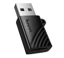 Перехідник HOCO HB53 USB mini TF card reader 2.0 Black mag-6942007671538153052